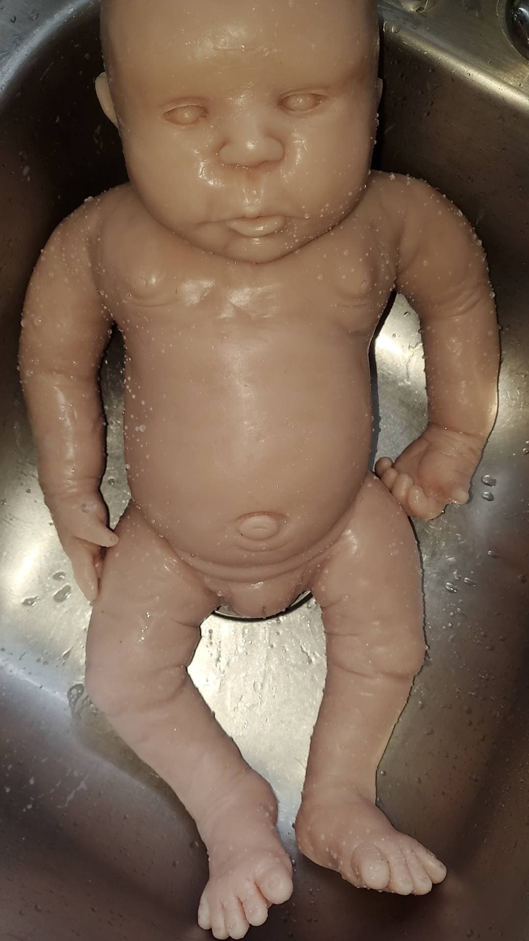 21" huge full body silicone baby doll raylynn
