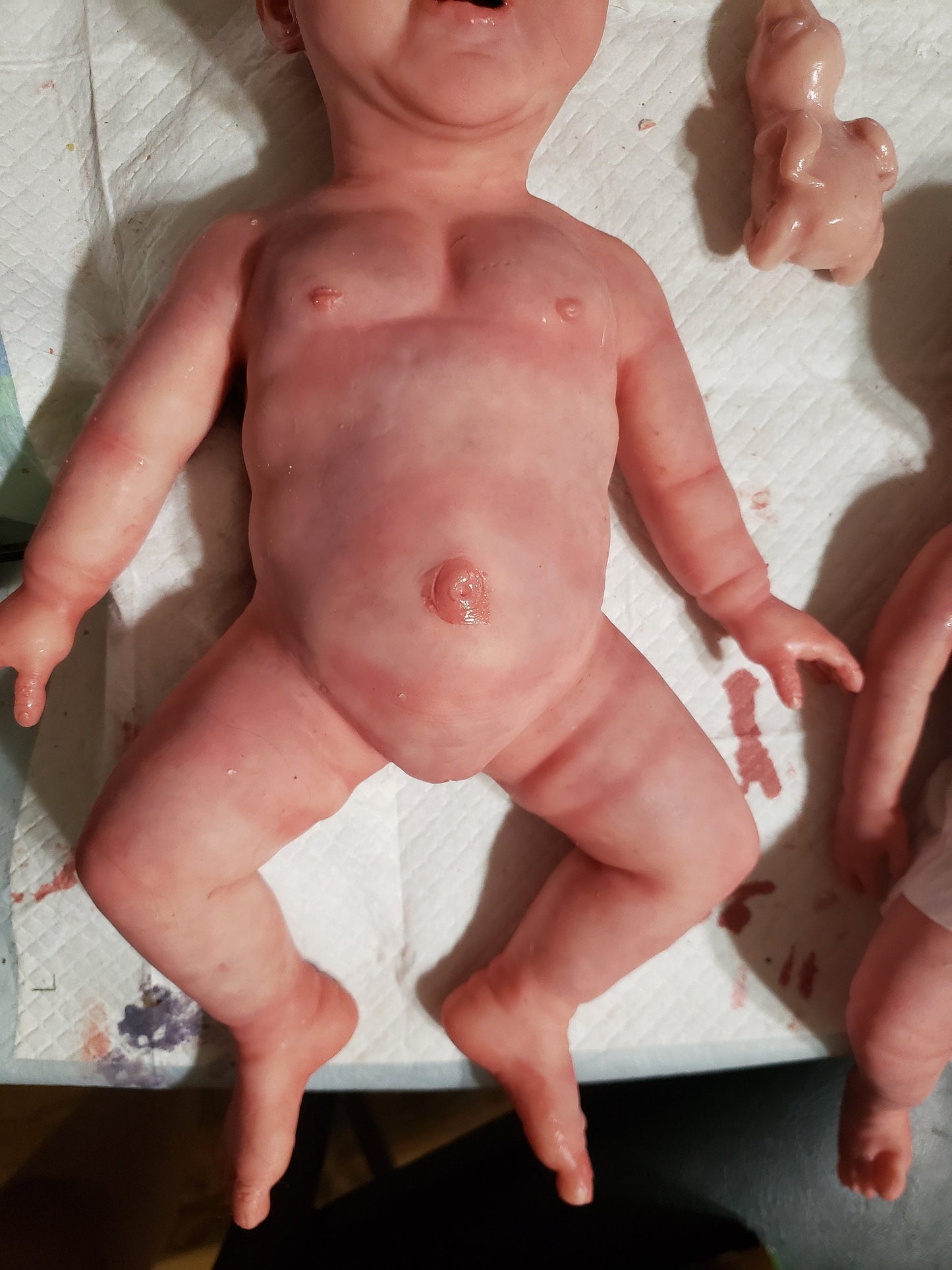 Full body silicone baby boy or girl 18" blank or painted newborn