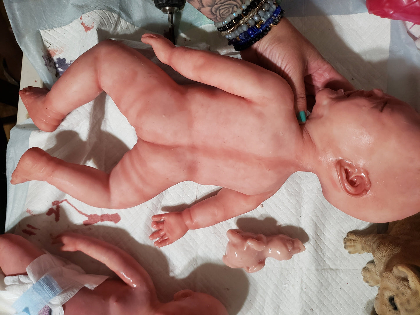 Full body silicone baby boy or girl 18" blank or painted newborn