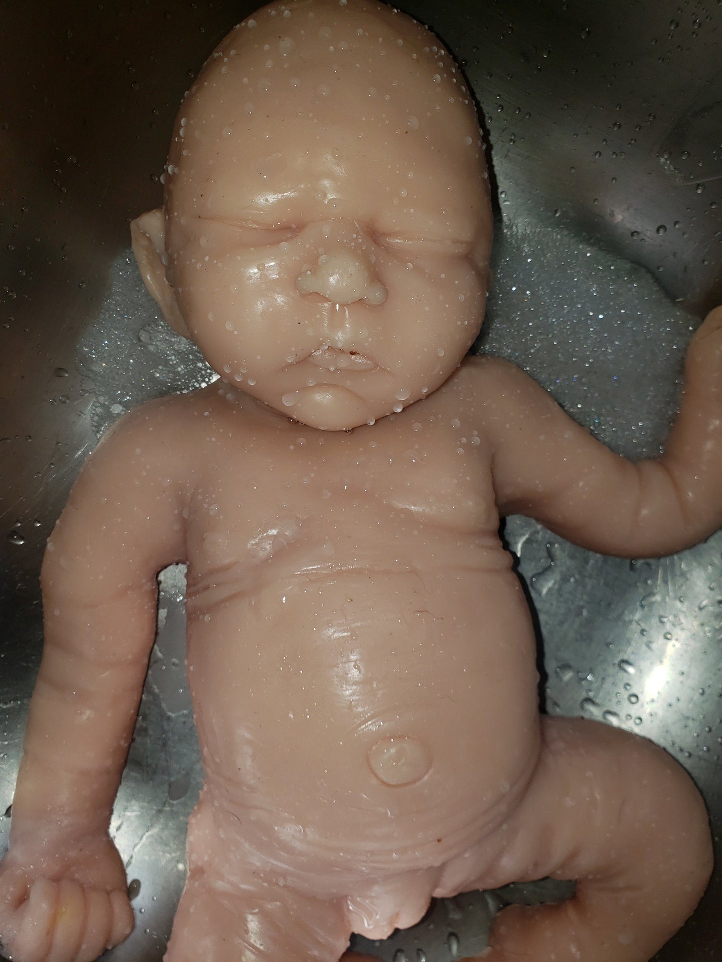 Full Body Silicone Baby Girl 18" Cassie mae  BLANK KIT