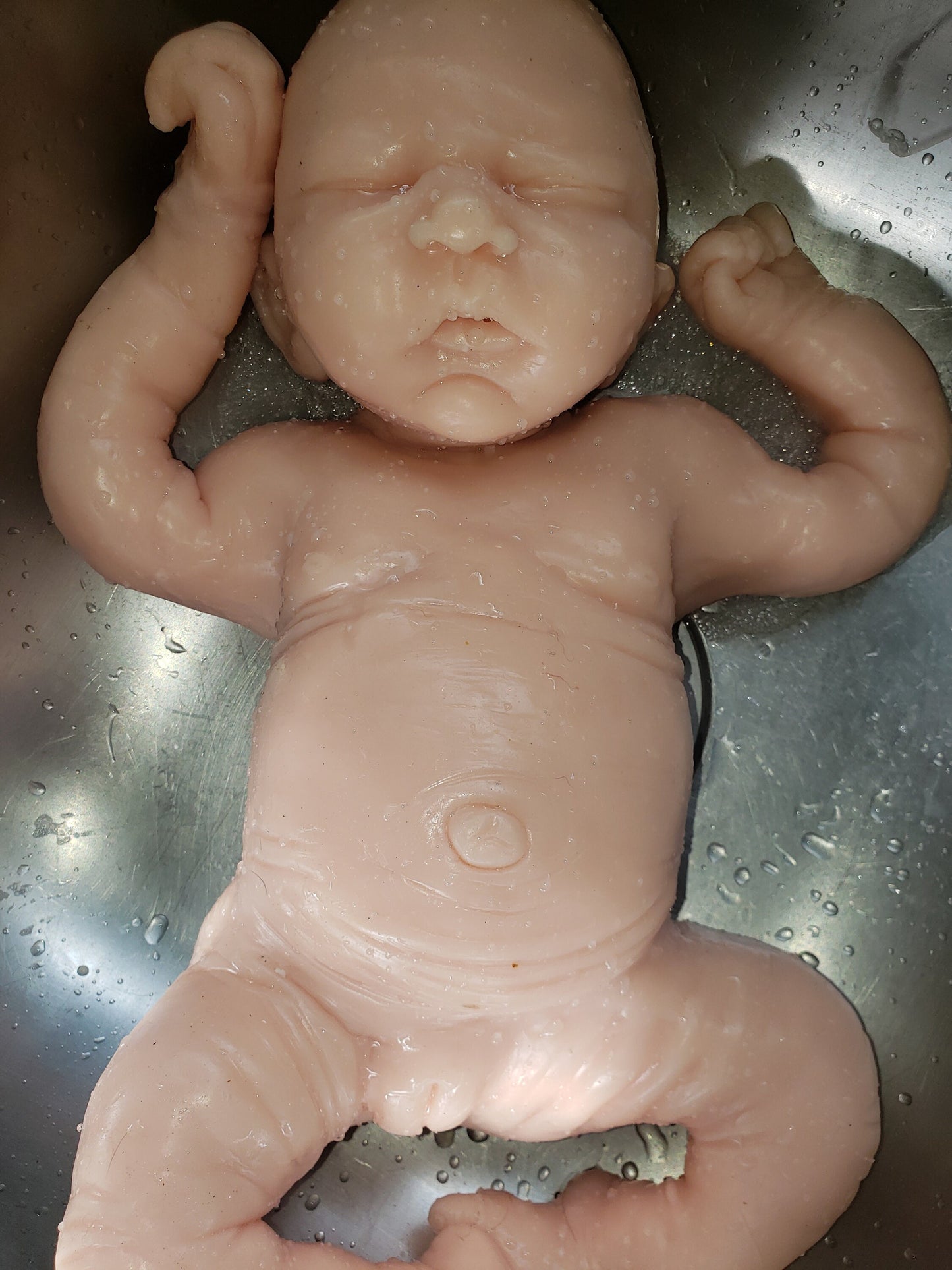 Full Body Silicone Baby Girl 18" Cassie mae  BLANK KIT