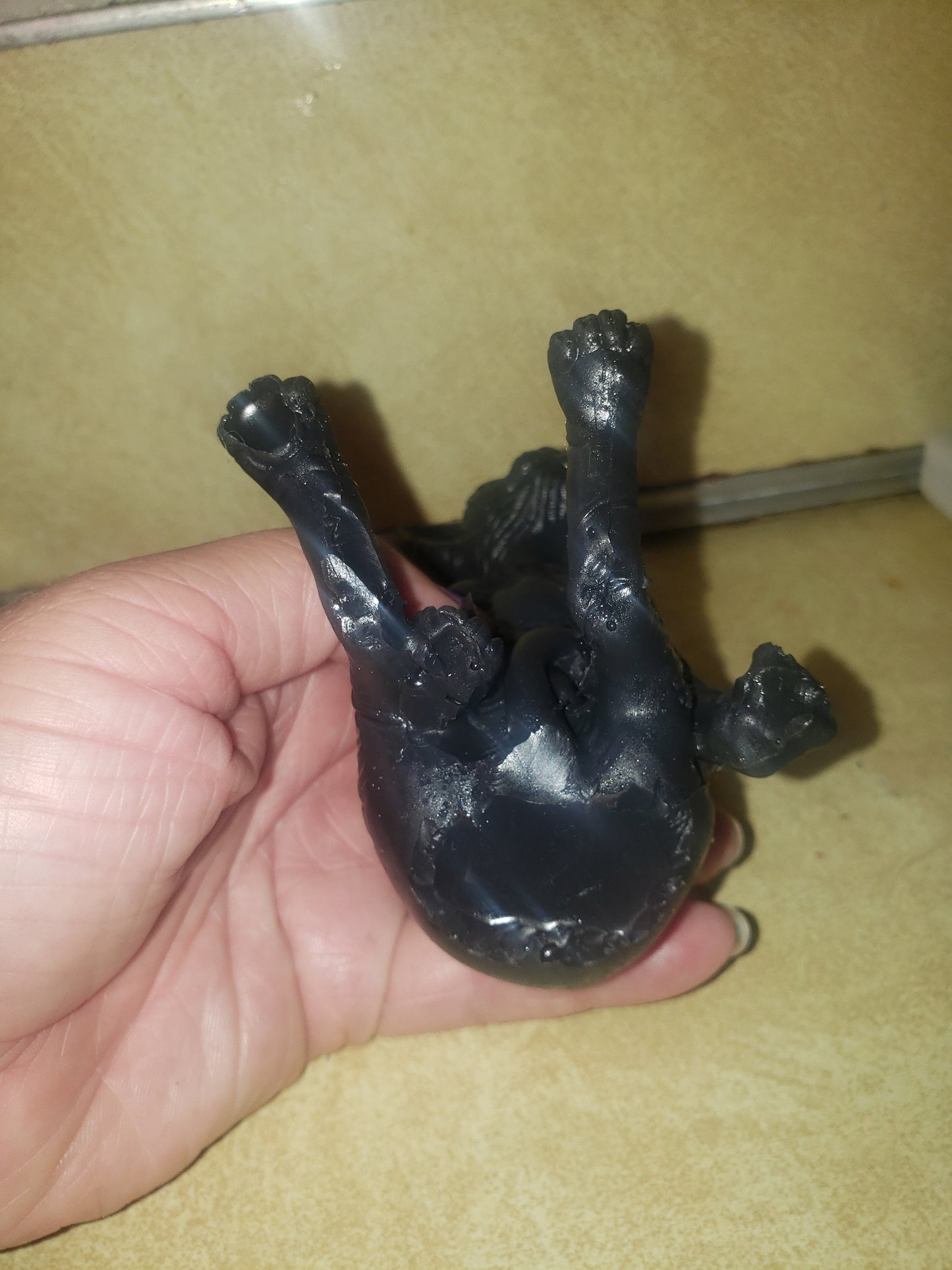 Silicone spyhnx cat kitten 4" sitting