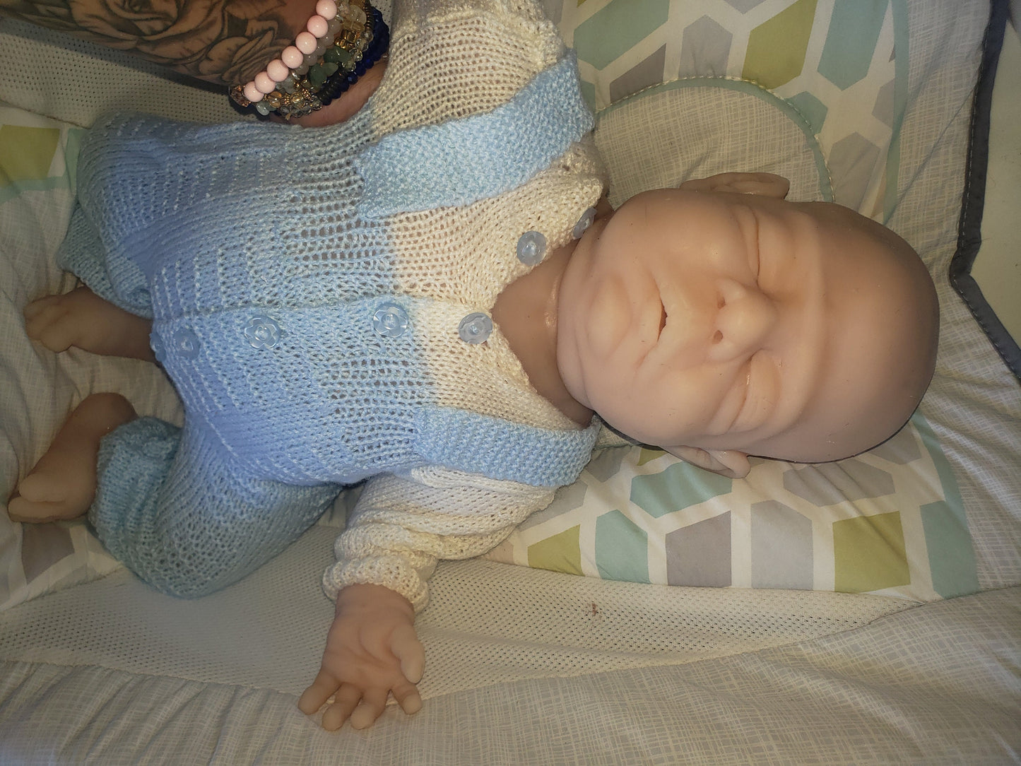 Full Body Silicone Baby boy 22" 14.5lbs chubby realistic newborn blakely