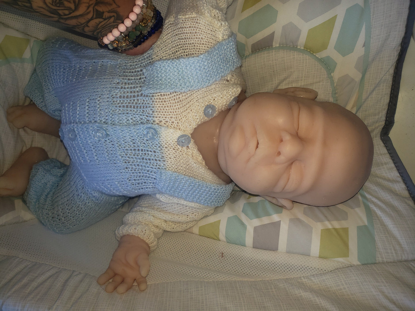 Full Body Silicone Baby boy 22" 14.5lbs chubby realistic newborn blakely