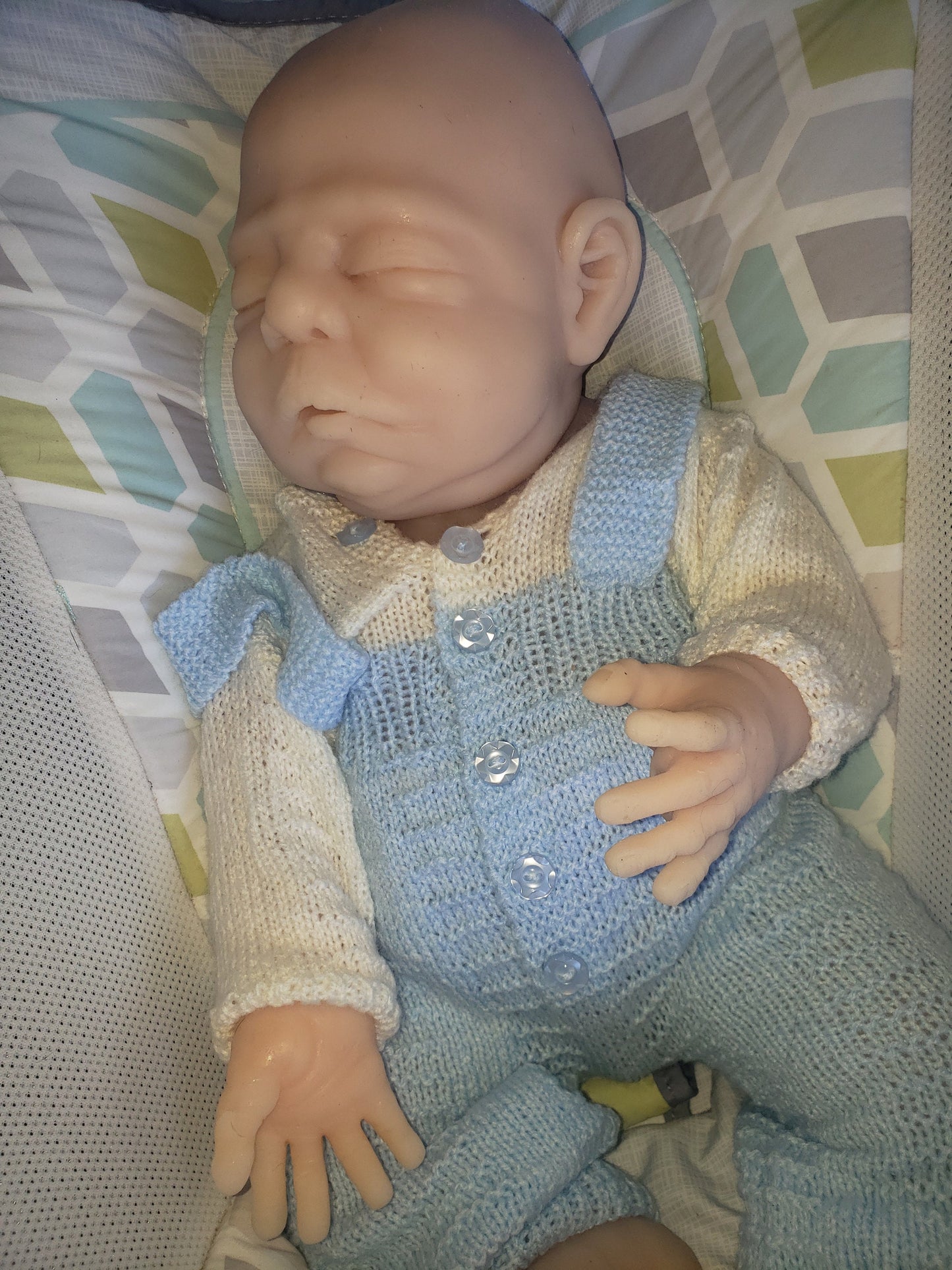 Full Body Silicone Baby boy 22" 14.5lbs chubby realistic newborn blakely