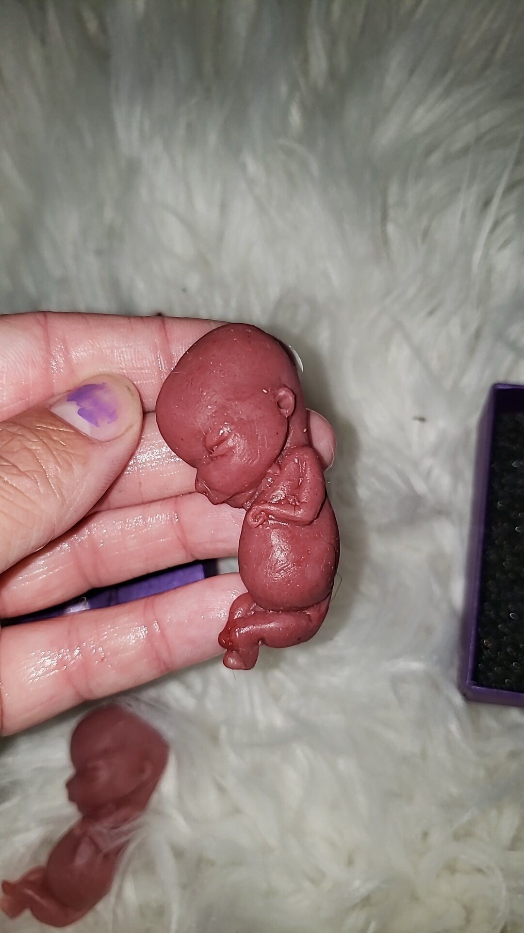 12 week gestation fetus memorial baby silicone baby keepsake realistic lifelike