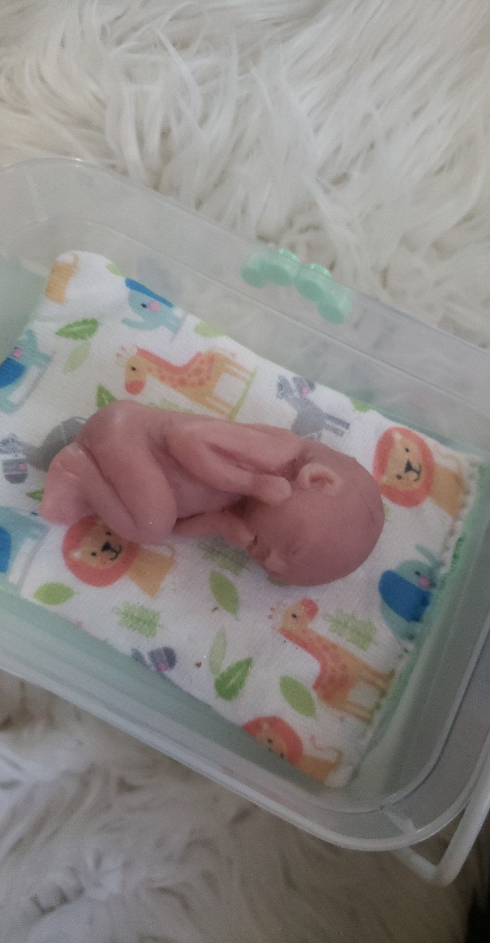 19 week silicone memorial fetus baby