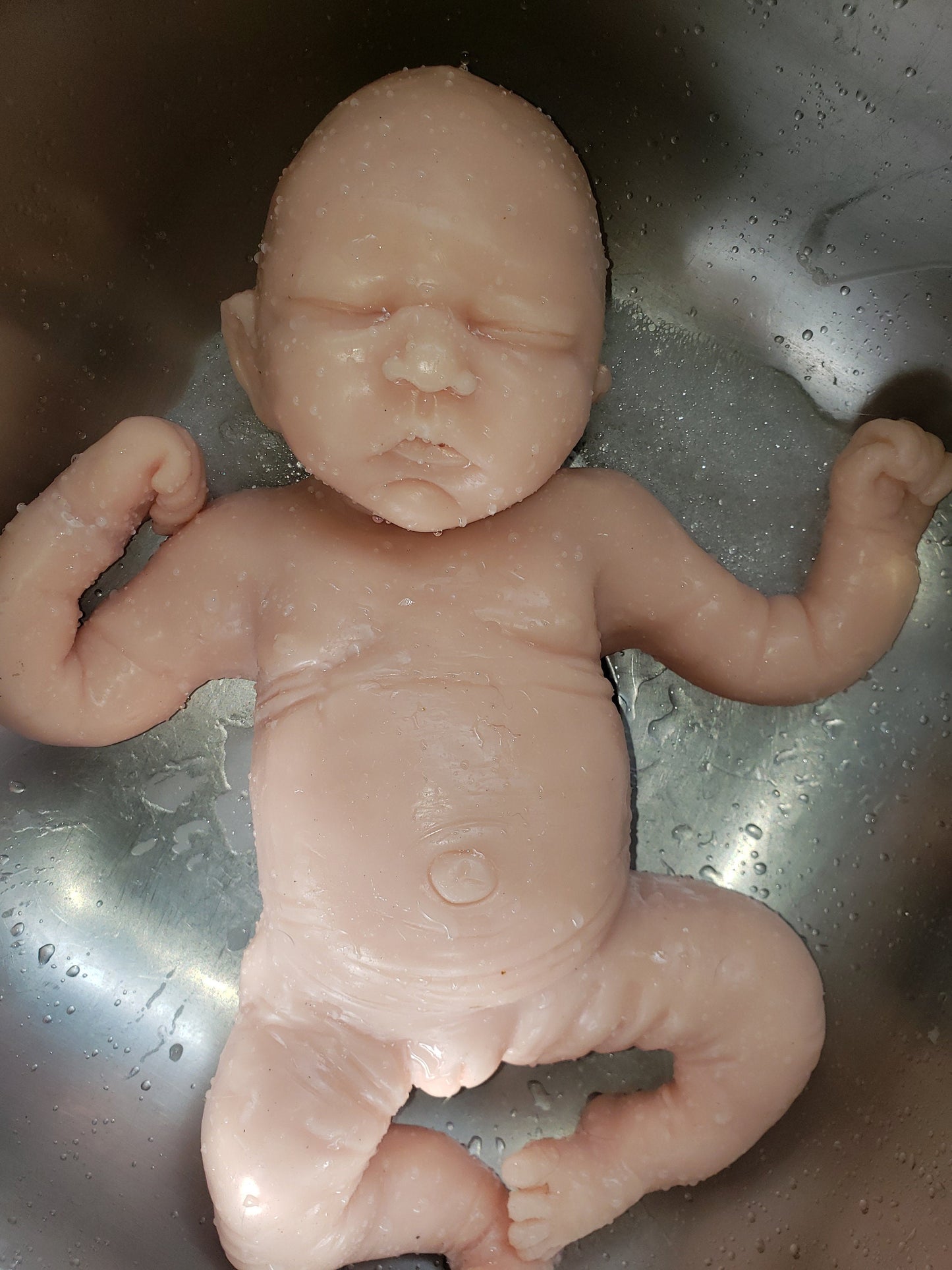 Full Body Silicone Baby Girl 18" Cassie mae  BLANK KIT