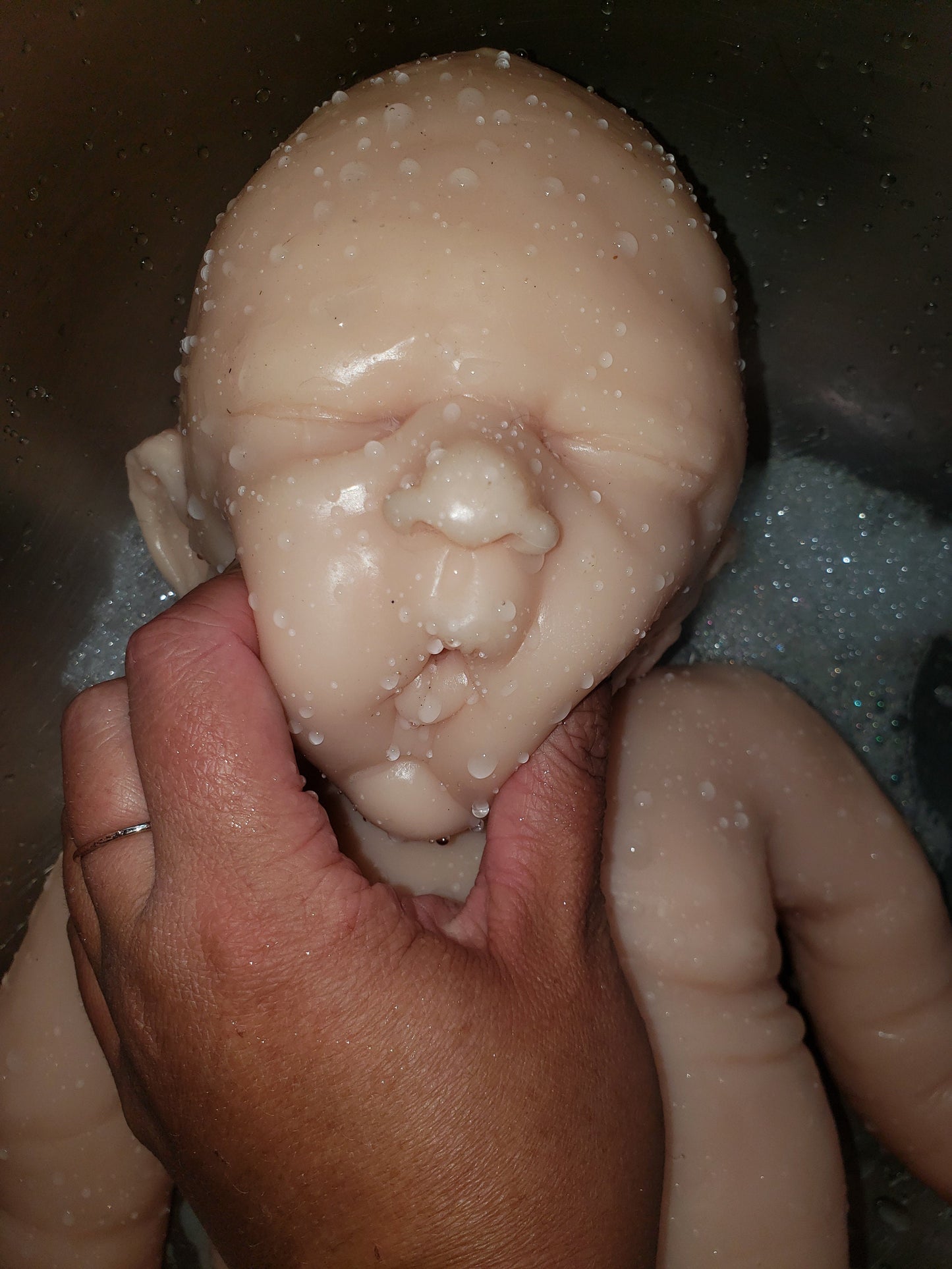 Full Body Silicone Baby Girl 18" Cassie mae  BLANK KIT