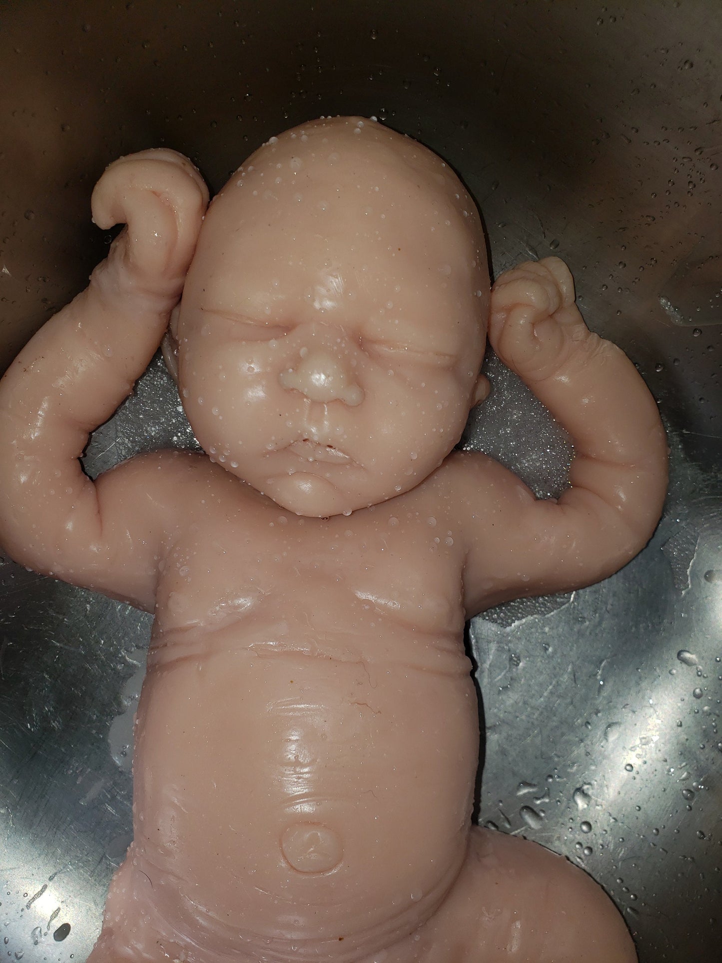 Full Body Silicone Baby Girl 18" Cassie mae  BLANK KIT