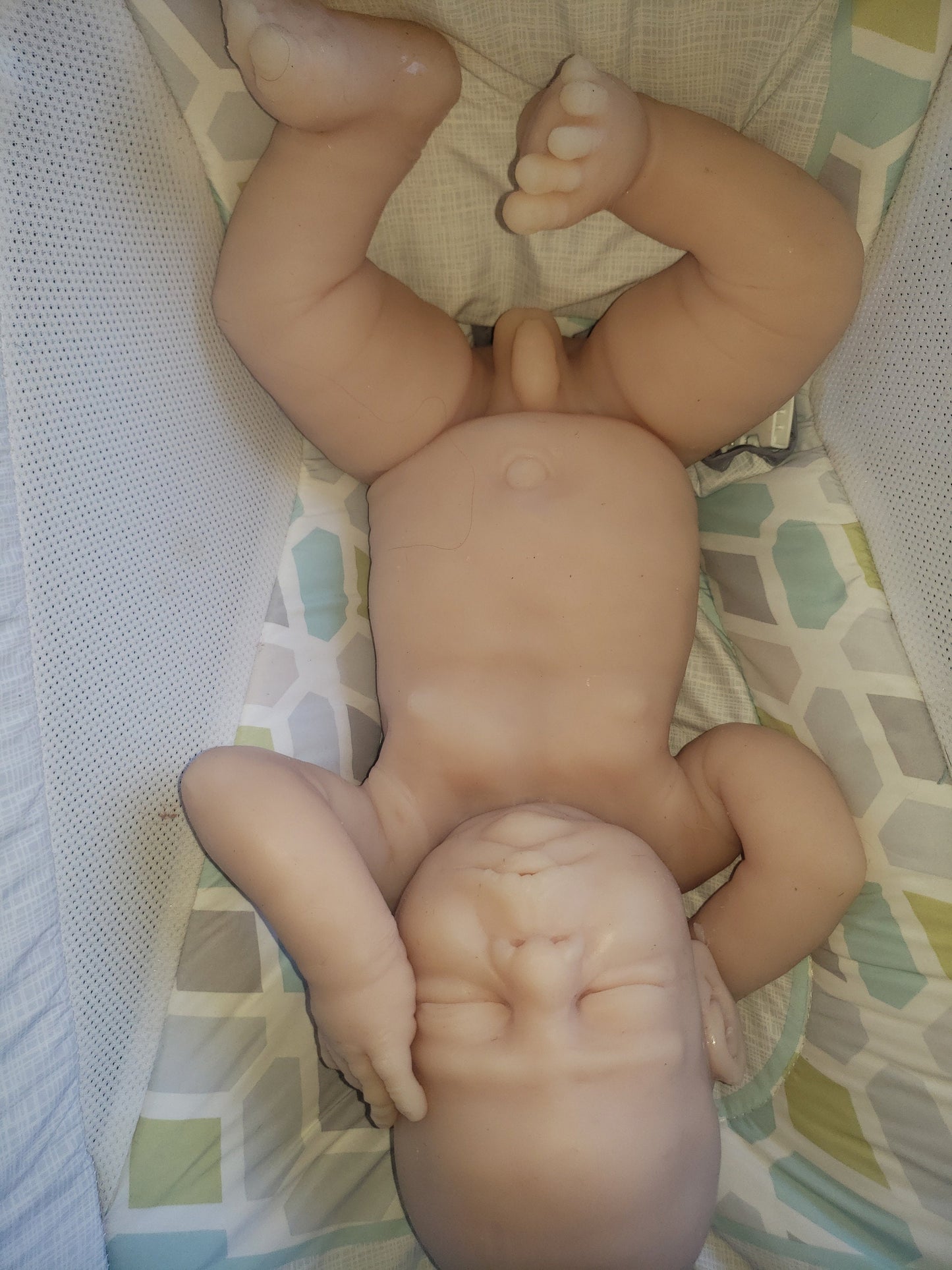 Full Body Silicone Baby boy 22" 14.5lbs chubby realistic newborn blakely