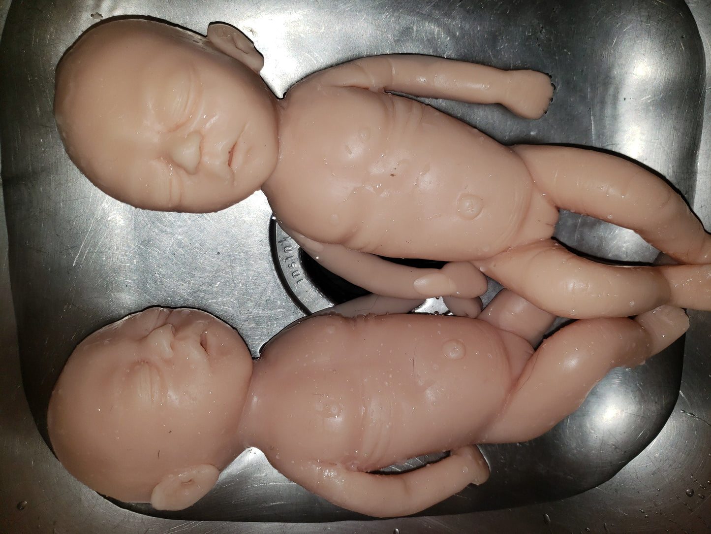 Full Body Silicone Baby Girl preemie 13" sleeping beautiful baby blank or painted Mia