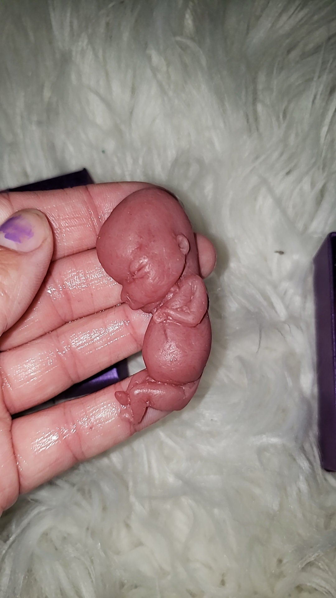 12 week gestation fetus memorial baby silicone baby keepsake realistic lifelike