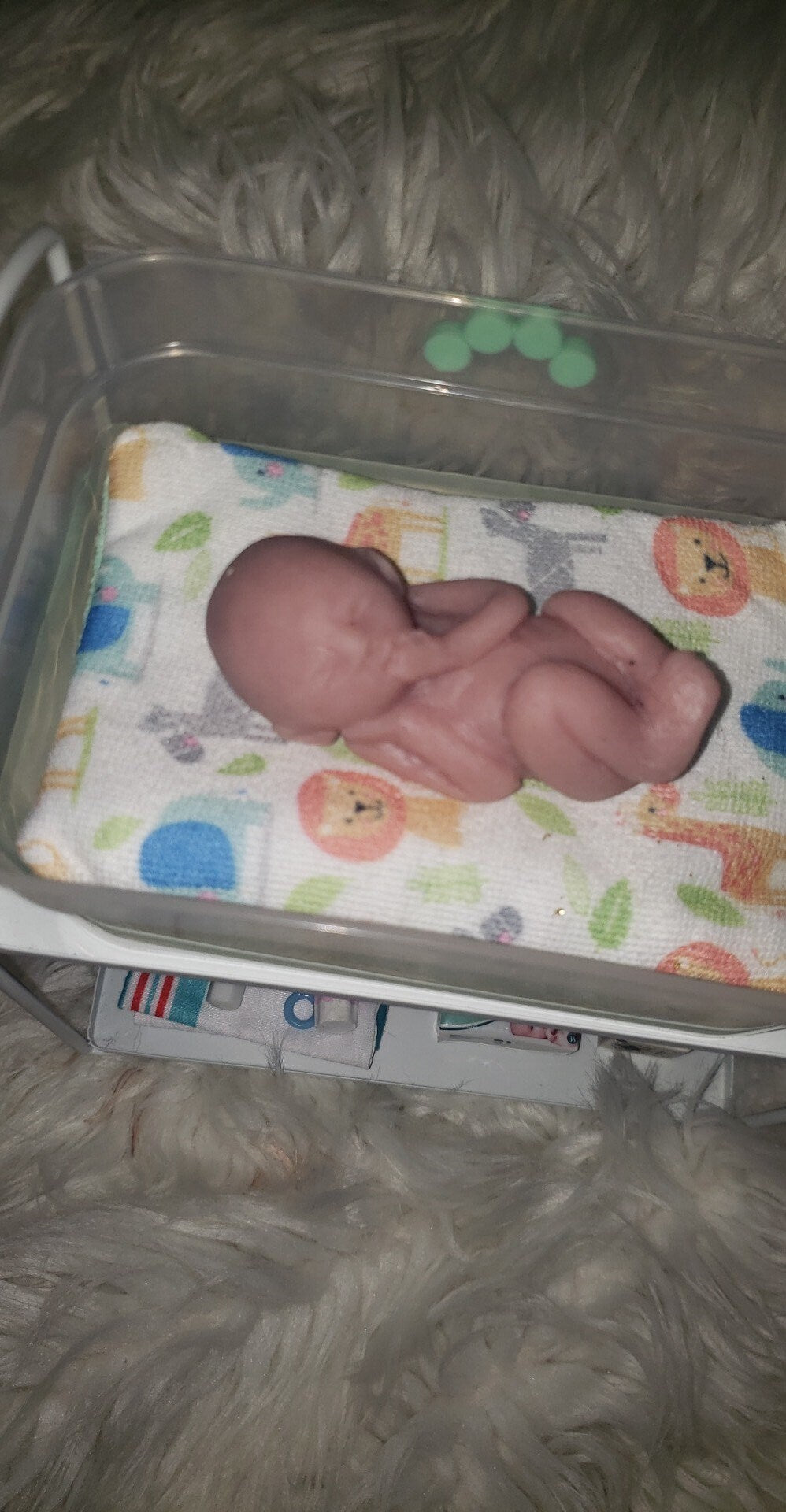 19 week silicone memorial fetus baby