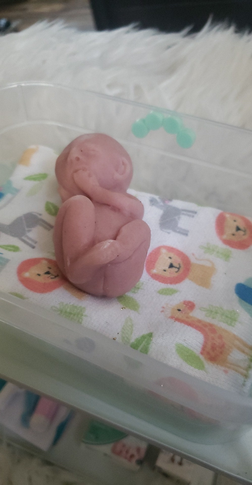 19 week silicone memorial fetus baby