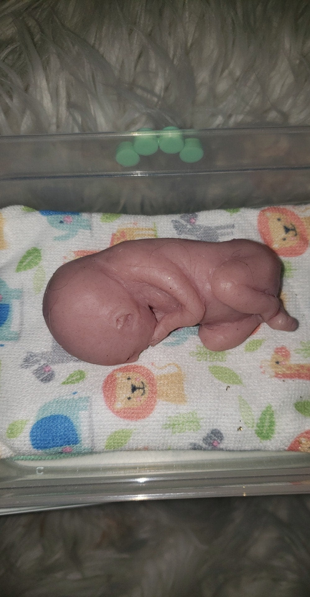 19 week silicone memorial fetus baby