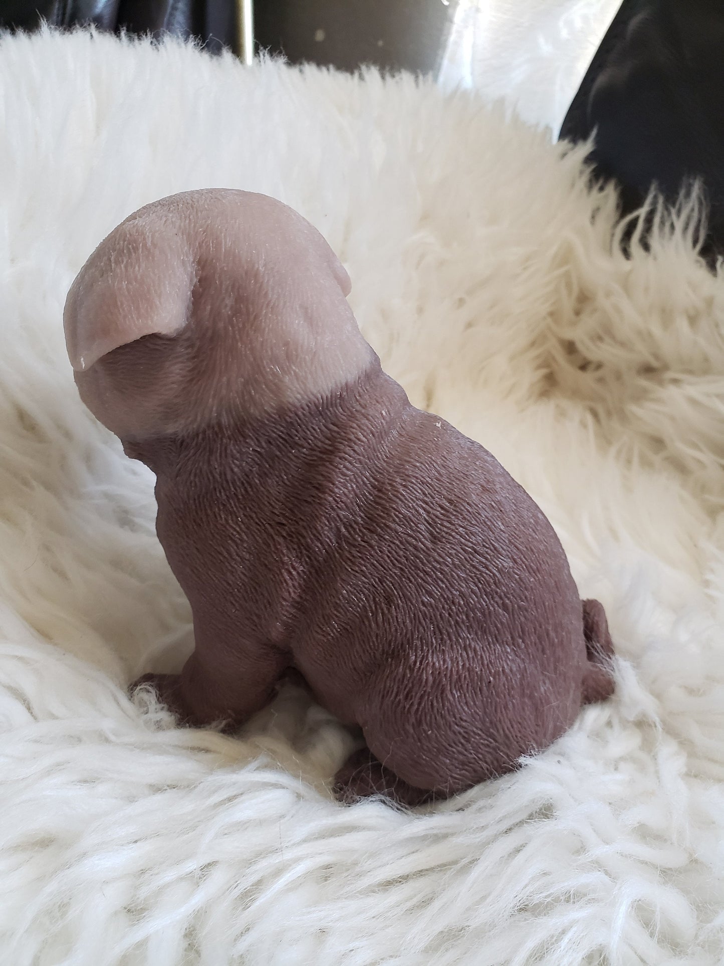 10" inches  Full Body Silicone Pug puppy dog open eyes cutie you choose color