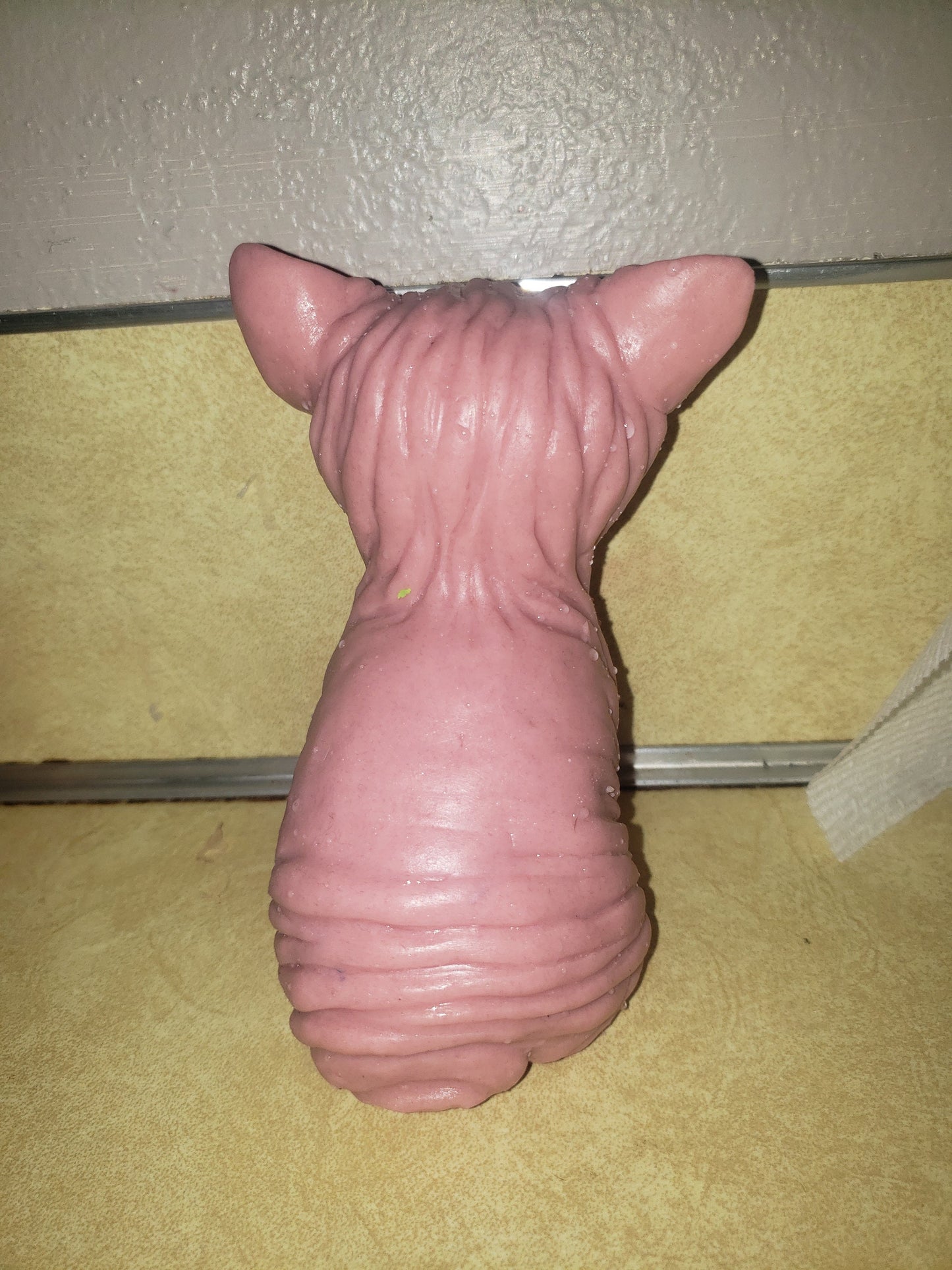 Silicone spyhnx cat kitten 6.5" Bracken taylor green