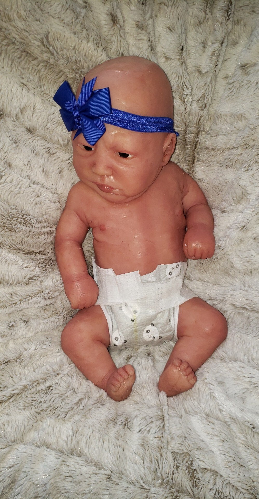 Full body silicone baby 19" Emerly  or eli chunky newborn Open Eyes