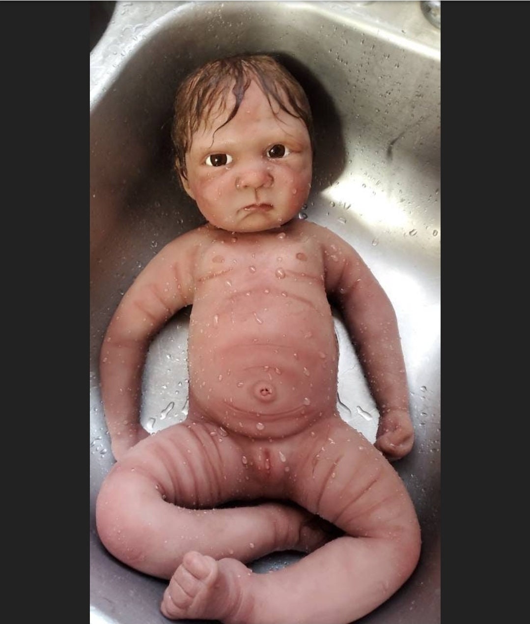 Full Body silicone baby 24" 6 month old "Adele"