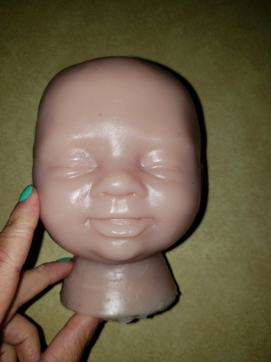 Silicone baby head and silicone baby limbs 20" Newborn blank or painted