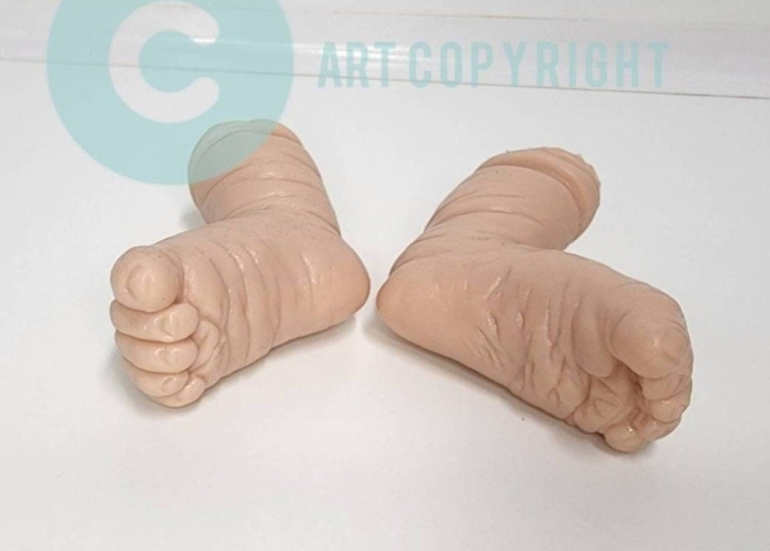 Silicone baby head and silicone baby limbs 20" Newborn blank or painted