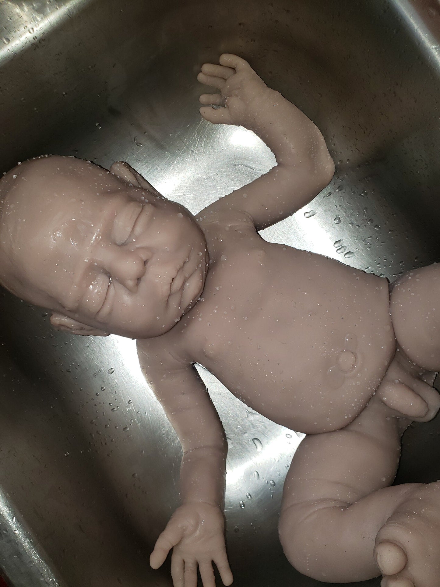 Full Body Silicone Baby 22" 14.5lbs chubby chunky baby boy!
