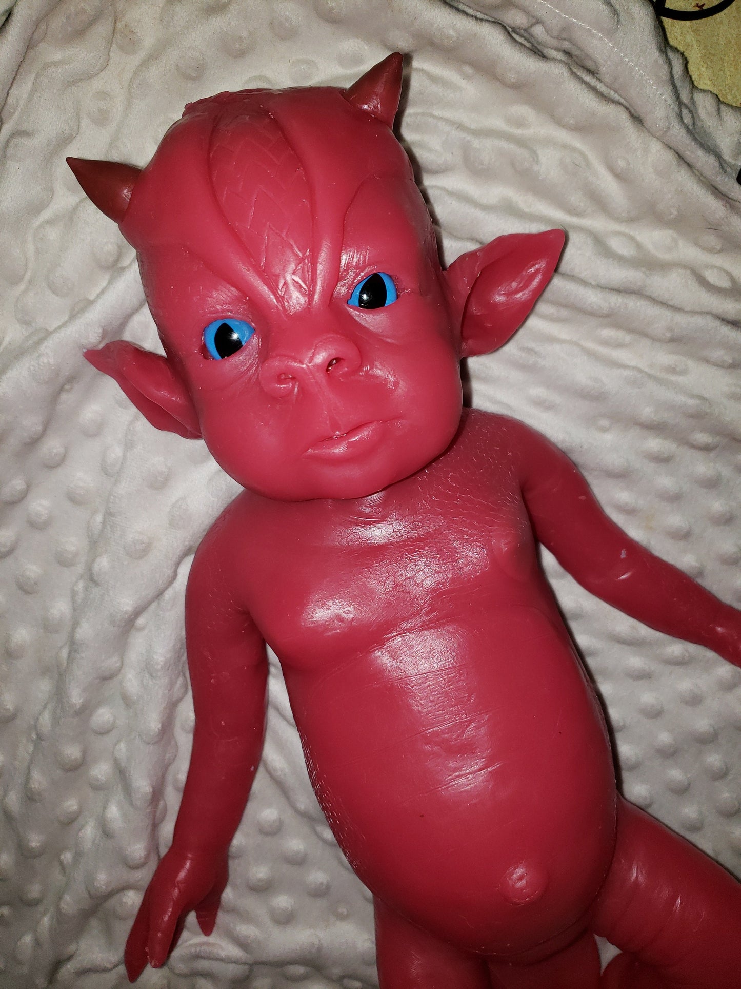 Full body silicone baby dragon blank kit "saphire"