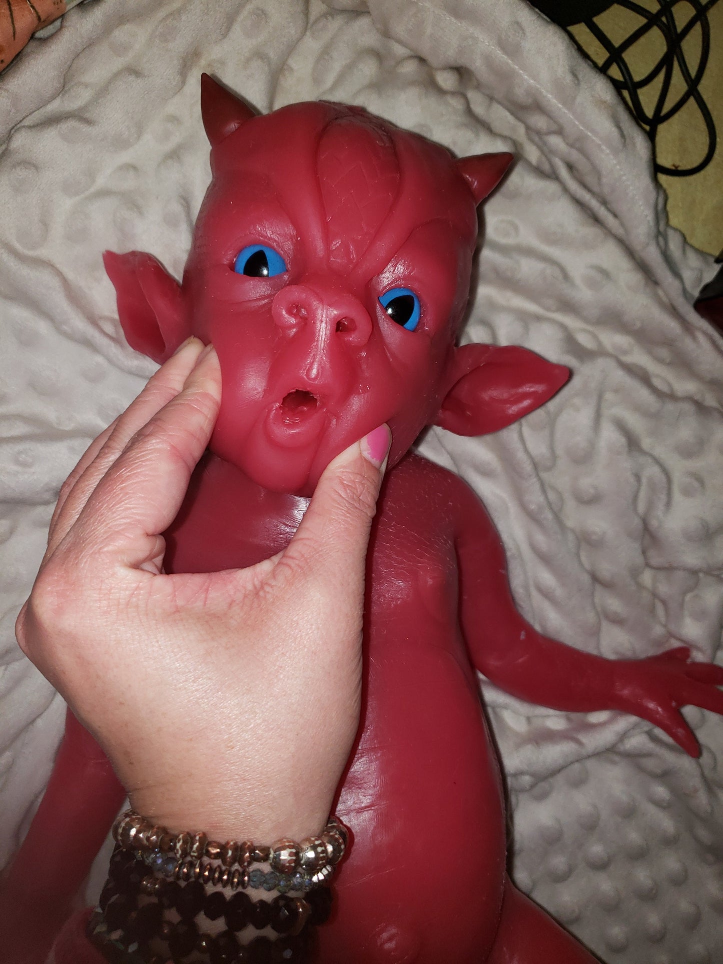 Full body silicone baby dragon blank kit "saphire"