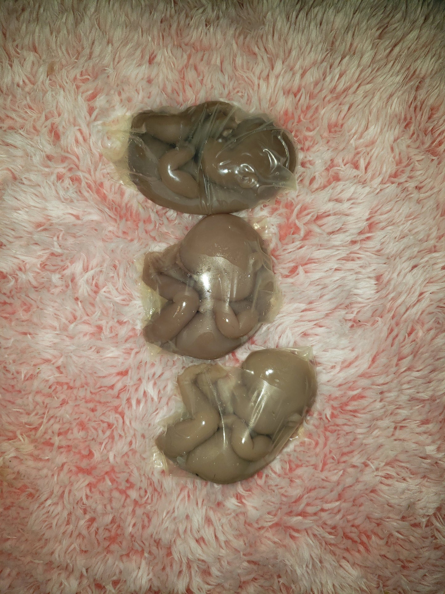 silicone baby fetus memorial baby 3.5" baby 16 week gestationin inside WOMB