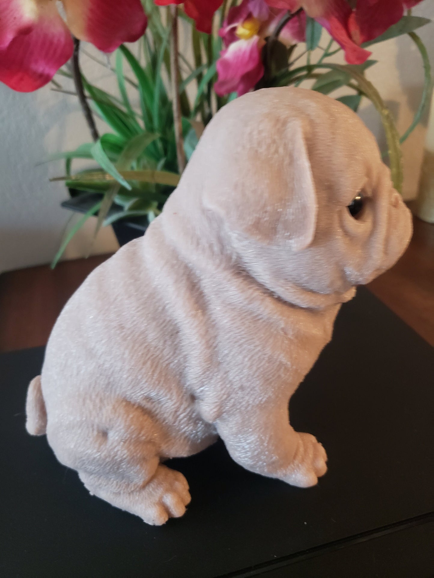 10" inches  Full Body Silicone Pug puppy dog open eyes cutie you choose color