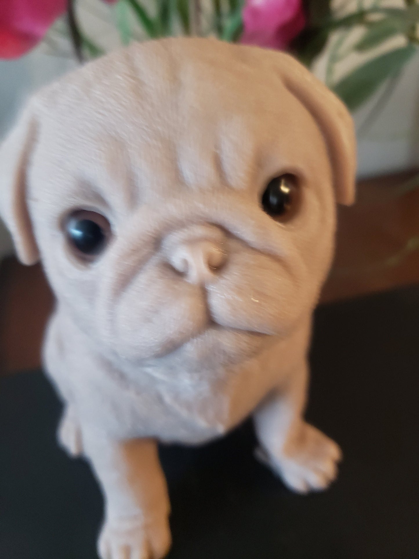 10" inches  Full Body Silicone Pug puppy dog open eyes cutie you choose color