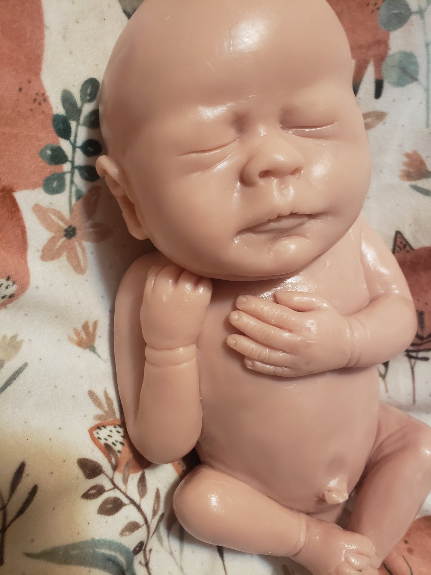 10" inch silicone baby sculoted by bracken Taylor green blank or painted preemie