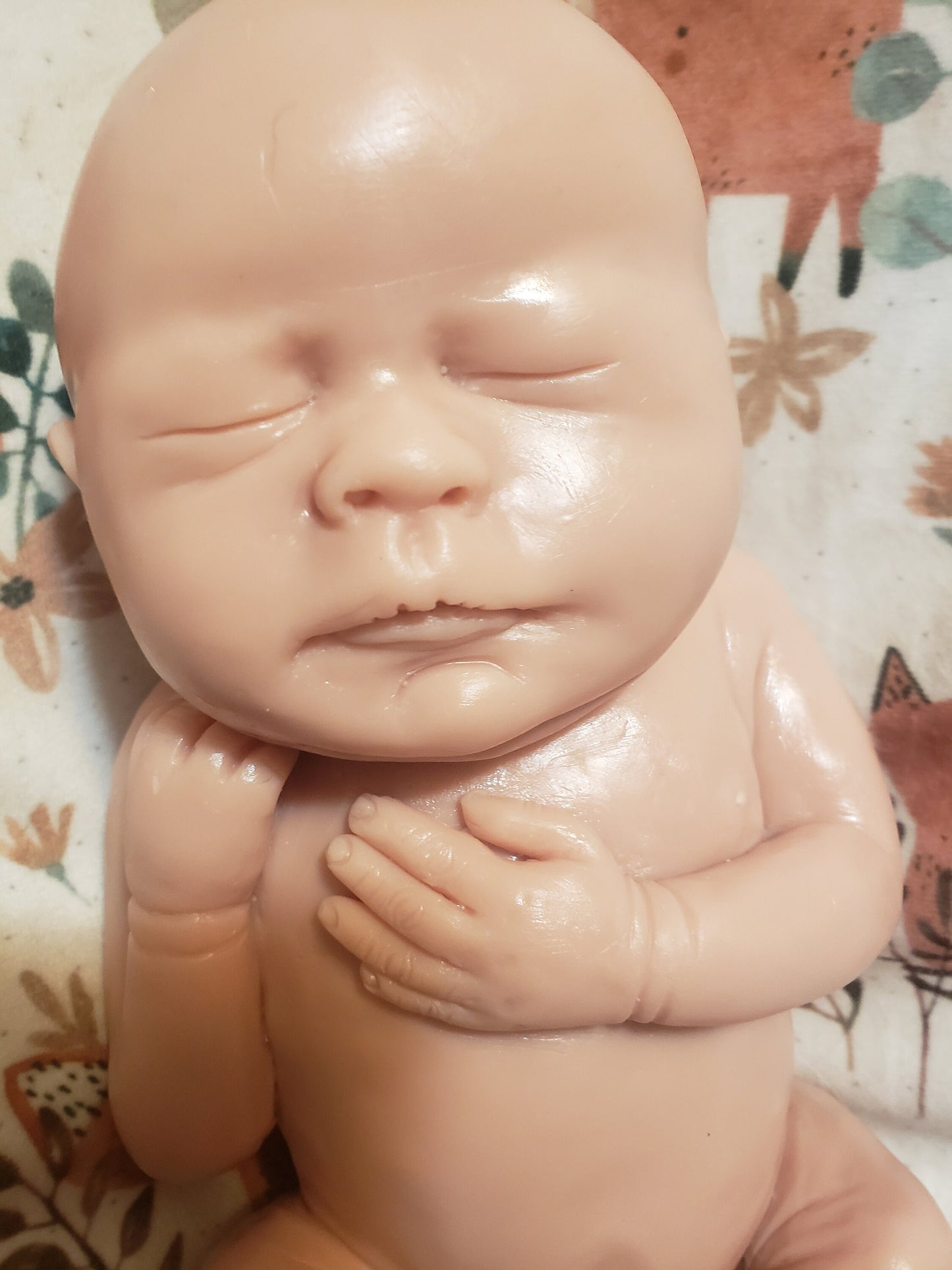 10" inch silicone baby sculoted by bracken Taylor green blank or painted preemie