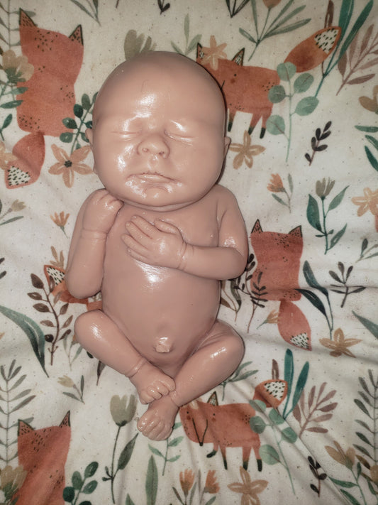 10" inch silicone baby sculoted by bracken Taylor green blank or painted preemie