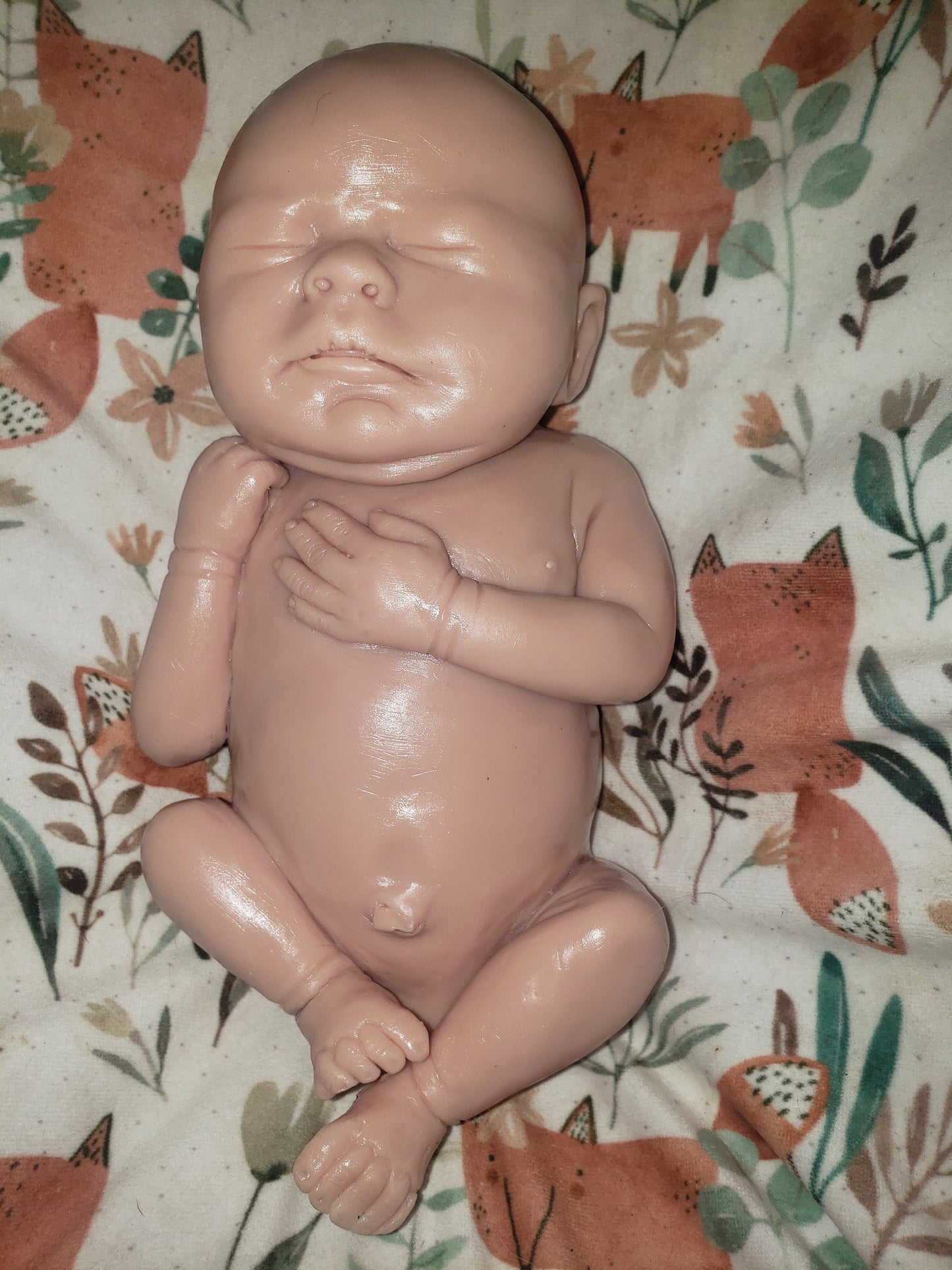 10" inch silicone baby sculoted by bracken Taylor green blank or painted preemie