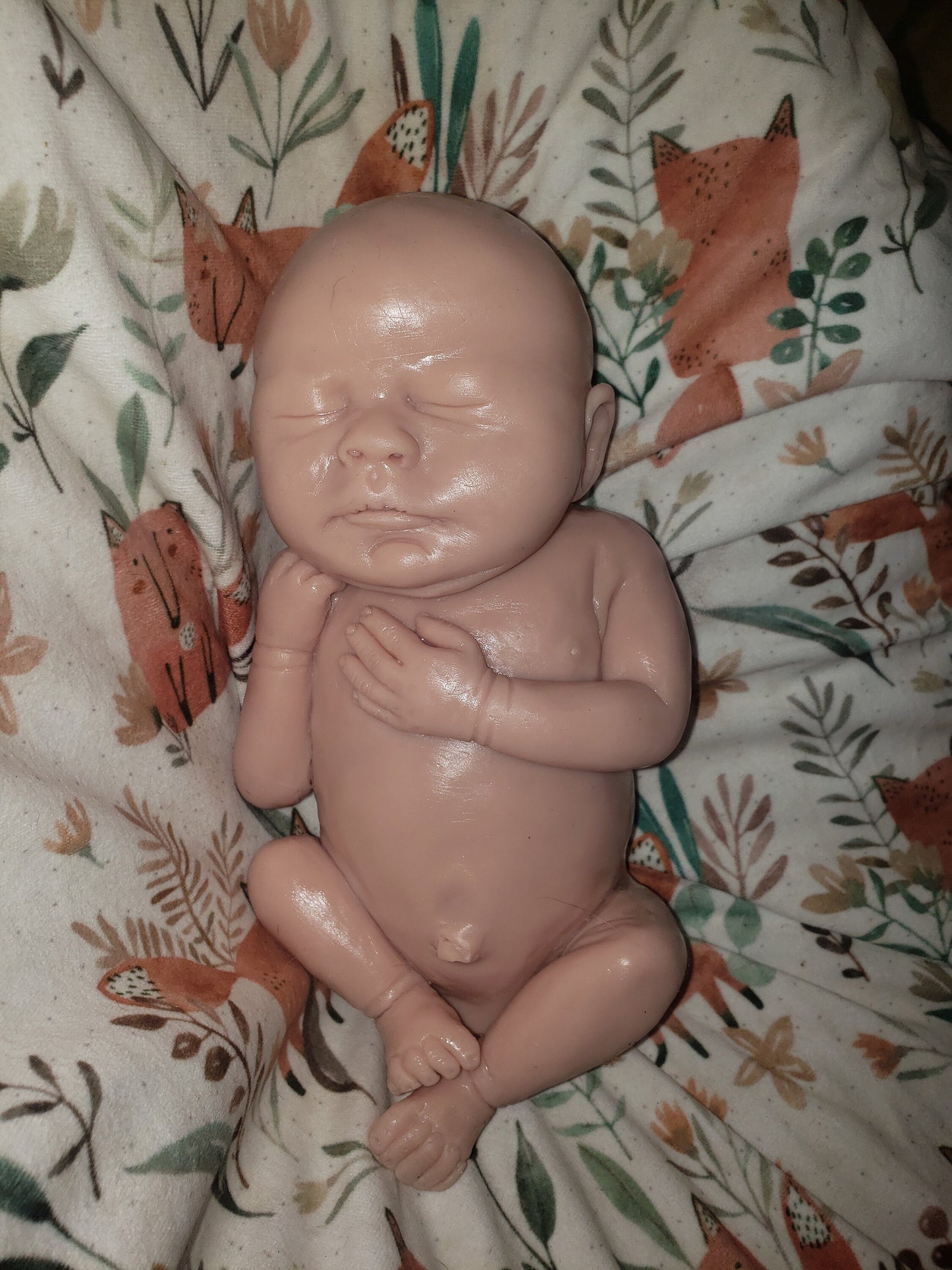10" inch silicone baby sculoted by bracken Taylor green blank or painted preemie