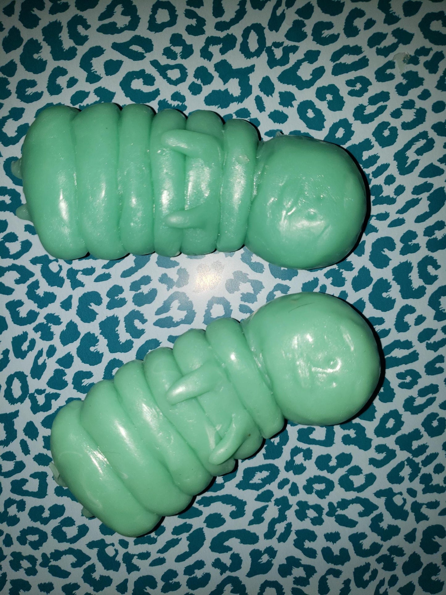 4" silicone caterpillar baby human