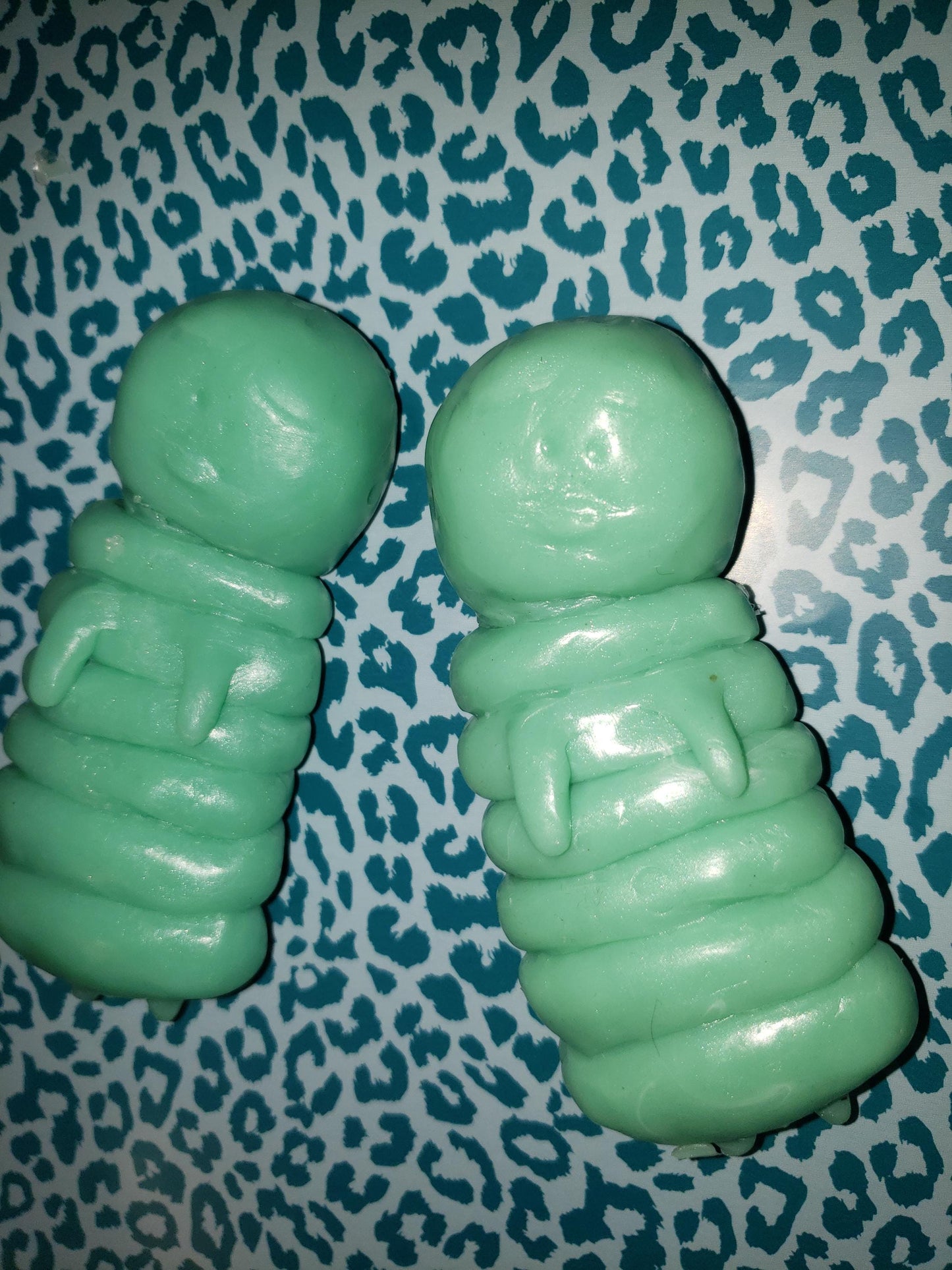 4" silicone caterpillar baby human