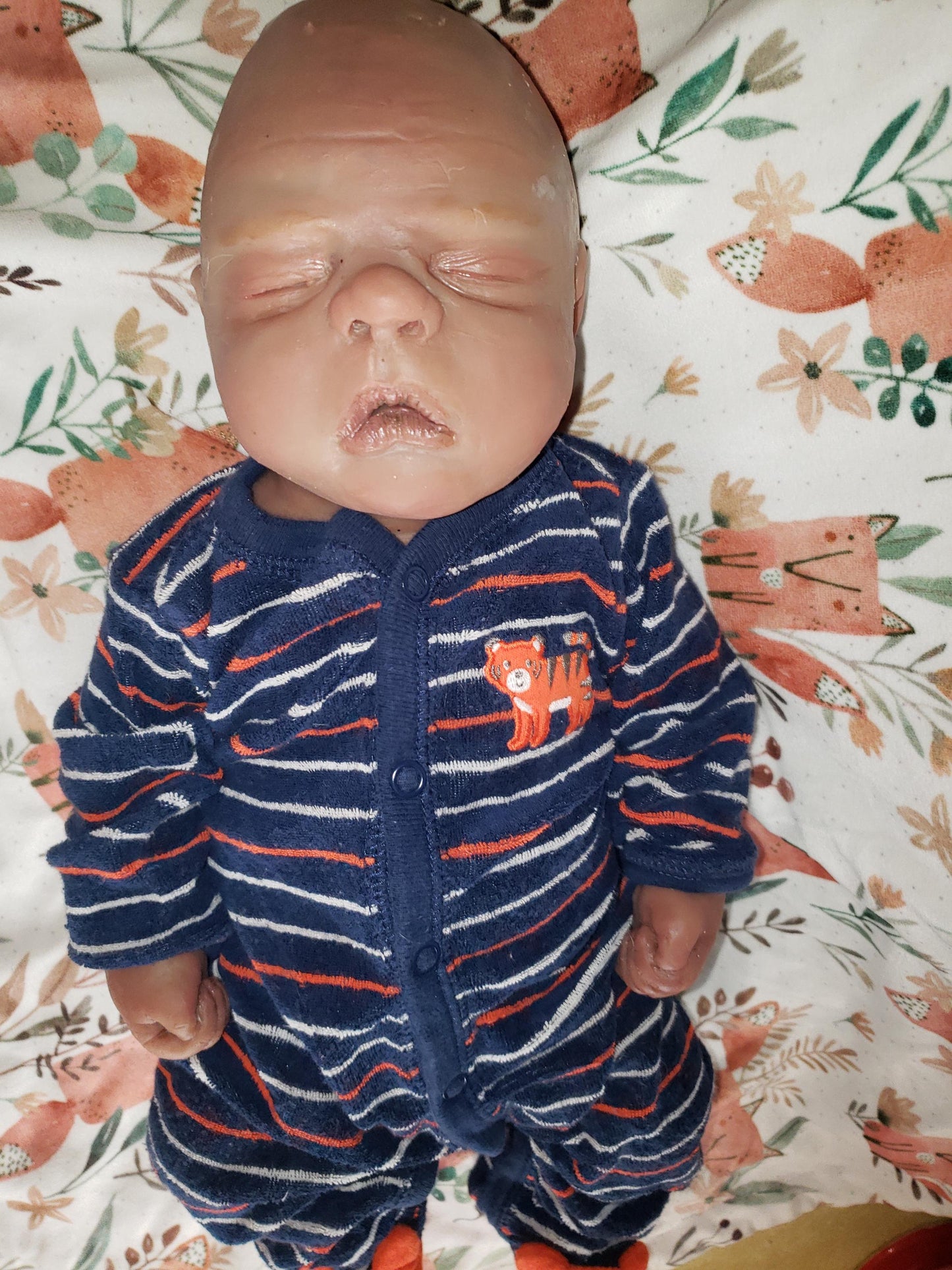 Full body silicone baby boy 18" Newborn baby doll Brody