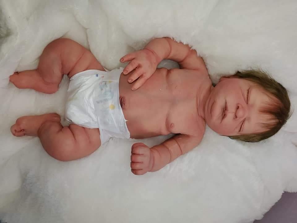 Full Body Silicone Baby remmy 21" can be boy or girl