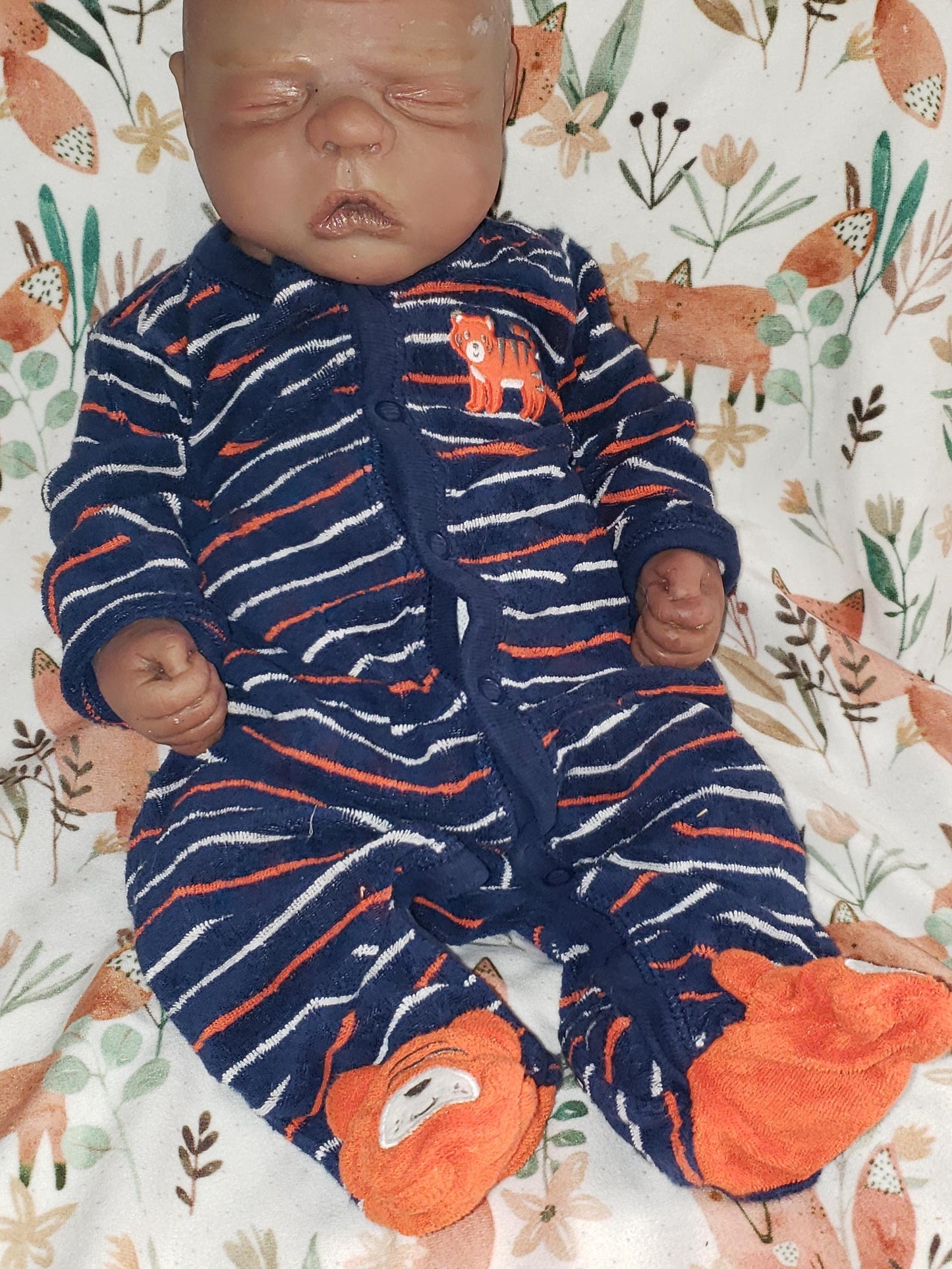 Full body silicone baby boy 18" Newborn baby doll Brody
