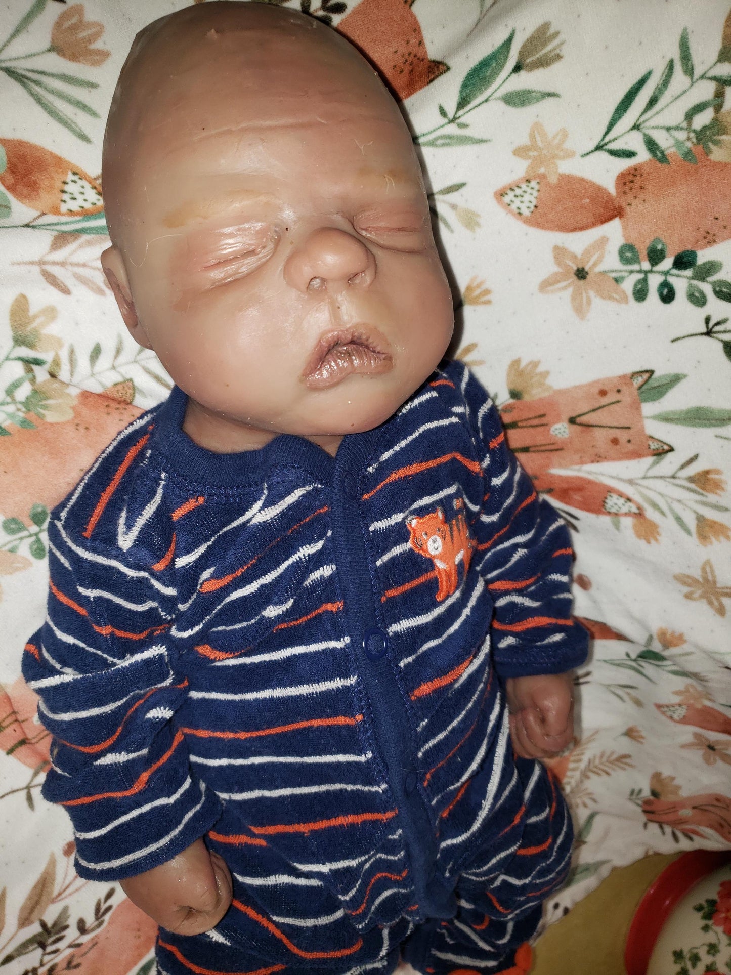 Full body silicone baby boy 18" Newborn baby doll Brody