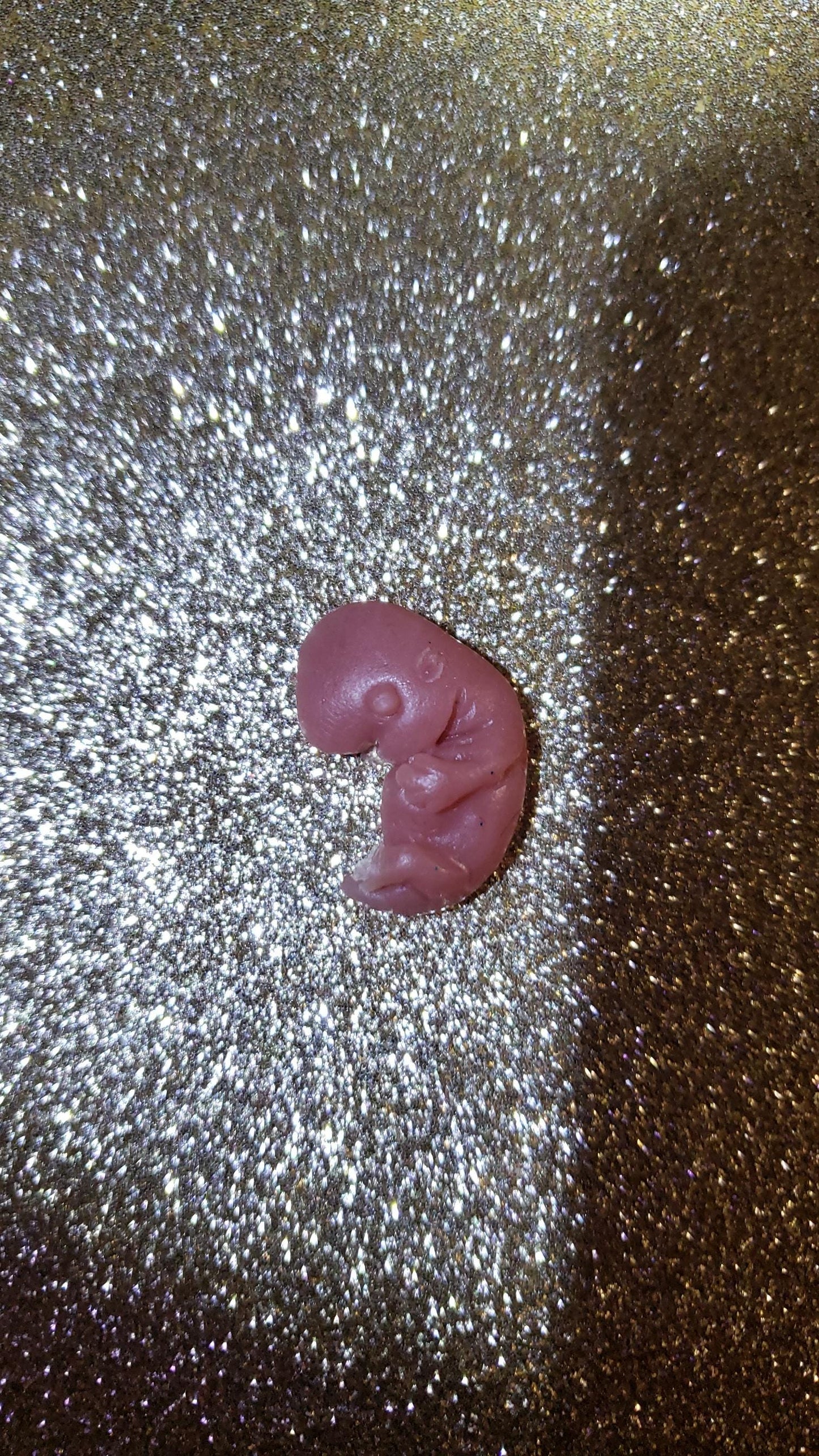 8 week gestational fetus silicone baby red/mixed color