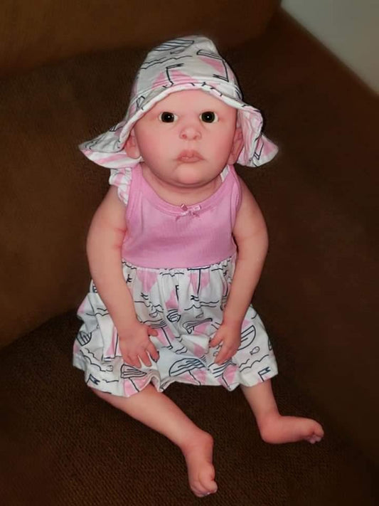 24" Full Body Silicone Baby doll Boy or girl 6 month old size!!