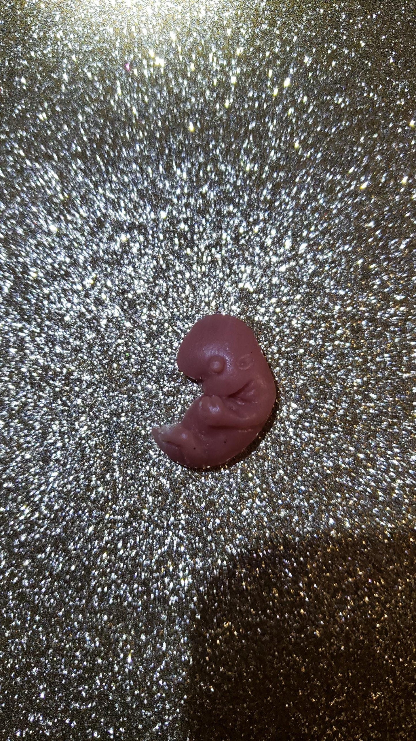 8 week gestational fetus silicone baby red/mixed color