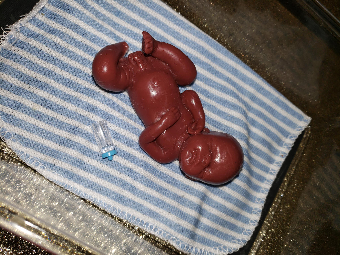 4" silicone memorial baby or mini newborn baby born too soon or mini newborn