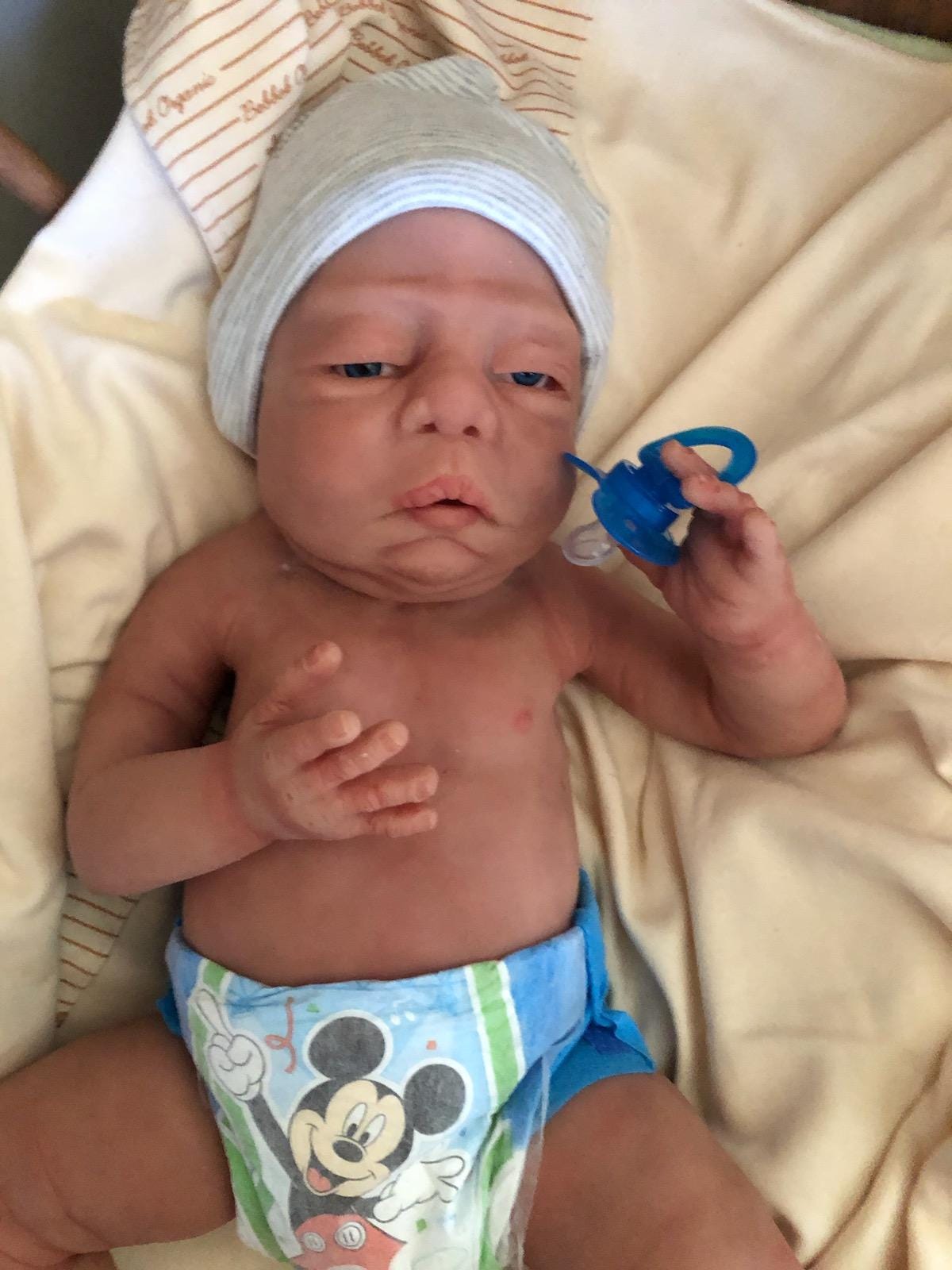 Full Body Silicone Baby 22" 14.5lbs chubby chunky baby boy!
