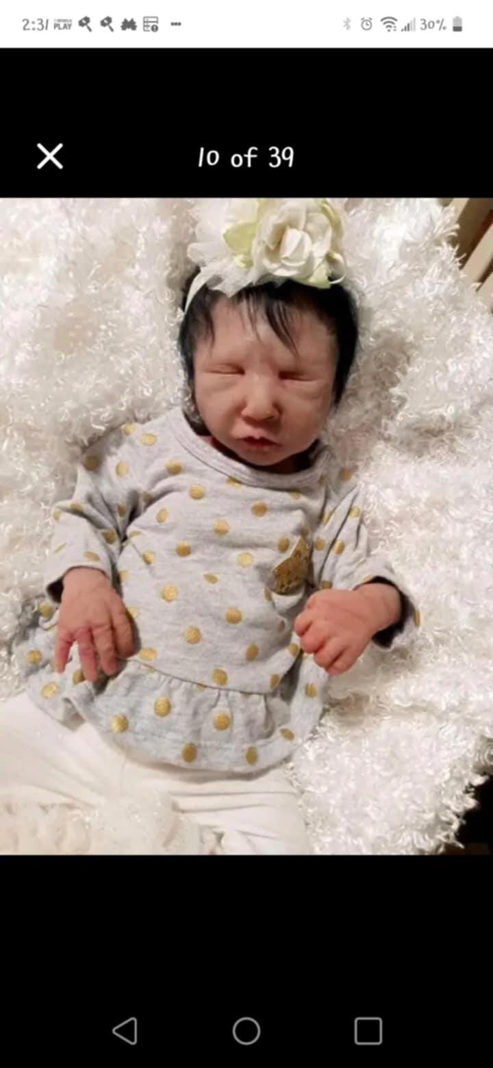 Full body silicone baby boy or girl 18" blank or painted newborn