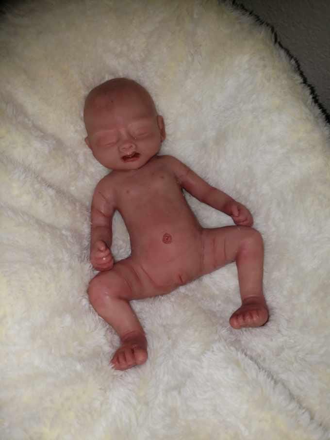 Full body silicone baby girl or boy preemie 13" inch doll